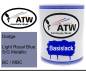 Preview: Dodge, Light Royal Blue S/G Metallic, BC / MBC: 1L Lackdose, von ATW Autoteile West.